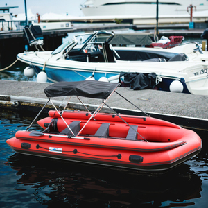 Goethe 470 Strela Jet Boat Tunnel de jet <span class=keywords><strong>gonflable</strong></span> 1.2mm en PVC Hypalon pour le surf en plein air Drifting Aluminium Floor Capacity for <span class=keywords><strong>6</strong></span> - Product Image 4