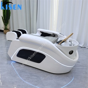 Kisen Fauteuil de lavage de cheveux électrique avec massage corporel 3D 4D, spa capillaire à circulation d'eau pour salon de beauté - Product Image 2