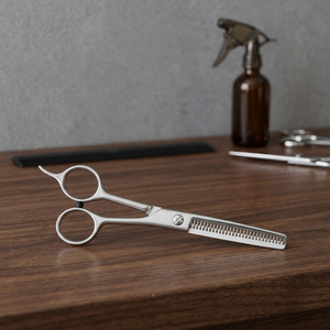 Nouvelles Ciseaux de Coiffure Professionnels pour la Démêlage des Cheveux avec Repose-Doigts Fixe, Vente Chaude, Personnalisables avec Logo et Nom - Product Image 4