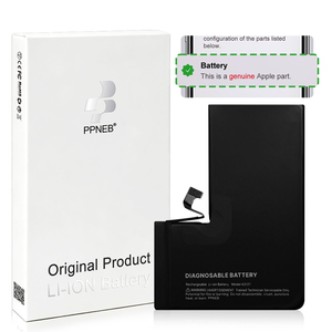Batería de Repuesto 100% Original de Fábrica para Todos los Modelos de iPhone 12 13 14 15P Sin Mensaje Emergente 0 Ciclos Diagnóstico de Funcionamiento de la Batería - Product Image 1
