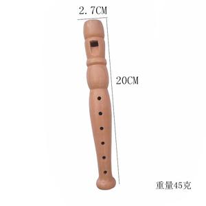 Instrumentos Orff, <span class=keywords><strong>flauta</strong></span> de madera Natural, grabadora <span class=keywords><strong>Piccolo</strong></span>, instrumento Musical para niños, juguetes duraderos, accesorio de reproducción de música para niños - Product Image 5