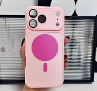 Coque de téléphone magnétique en maille nid d'abeille, antichoc, dissipant la chaleur, avec support anneau et béquille pour iPhone 18 17 16 15 14