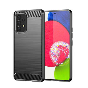 Gran oferta, funda de teléfono de fibra de carbono, funda a prueba de golpes, funda de teléfono Tpu suave para Samsung A13 A23 a33 a53 a73 <span class=keywords><strong>M23</strong></span> S22 plus - Product Image 5