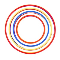 Anneaux d'entraînement sensoriel multicolores pour enfants, anneaux d'agilité pour l'entraînement de vitesse au football, les exercices de fitness, l'entraînement au saut et les sports