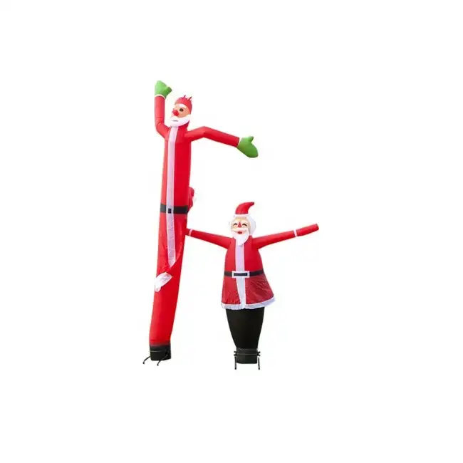 Outdoor Decoration Inflatable Santa Claus Sky Dancer / Air Dancer Dancing Man for Christmas