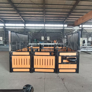 स्थायित्व आराम गुणवत्ता घुड़सवारी उपकरण घोड़े की स्टेबल्स बांस लकड़ी के बराबर स्थिर घोड़े पैनल मॉड्यूलर घोड़े बॉक्स - Product Image 2