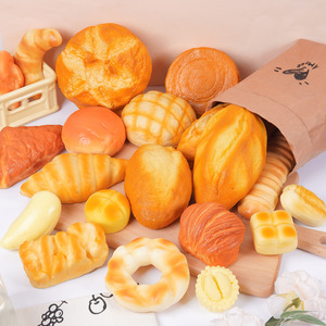 Assorted Bread Squishy Toys Soft Squeeze Bakery Stress Relief Toy Set for Wholesale - Product Image 2