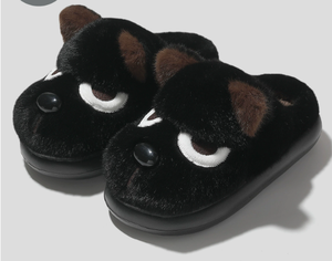 Pantoufles en peluche de luxe <span class=keywords><strong>pour</strong></span> femmes, doublure en coton moelleux, motif <span class=keywords><strong>chien</strong></span> de dessin animé, chaudes, en EVA, vente en gros, support échantillons - Product Image 6
