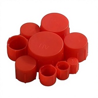 SUMEICHI Bouchon d'extrémité de tube rond Bouchon d'insertion en plastique pour poteau de clôture Couvercle de tuyau Tube Chaise Noir