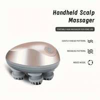 Masseur électrique portatif sans fil personnalisable de haute qualité pour le cuir chevelier, outil doux pour la peau pour soulager les maux de tête et le stress