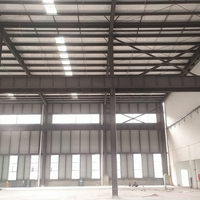 Bâtiment préfabriqué PEB, structure en acier, atelier, hangar à double pente, charpente portique pour atelier d'assemblage et stockage
