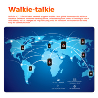 Cantrack P02L Push to Talk Dispositif d'alarme SOS de sécurité pour enfants Reporter de localisation Alarme d'automne pour personnes âgées Traqueur GPS 4G