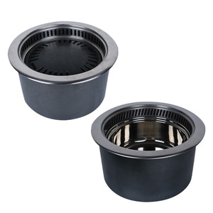 Gourmet personalizado coreano integrado en Combo Cocina <span class=keywords><strong>de</strong></span> Inducción <span class=keywords><strong>olla</strong></span> caliente barbacoa eléctrica <span class=keywords><strong>parrilla</strong></span> juego <span class=keywords><strong>de</strong></span> mesa <span class=keywords><strong>para</strong></span> restaurante Buffet - Product Image 6