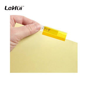 中国批发2/5/6/8标签黄色纸a 4尺寸分隔器，带办公室口袋 - Product Image 6