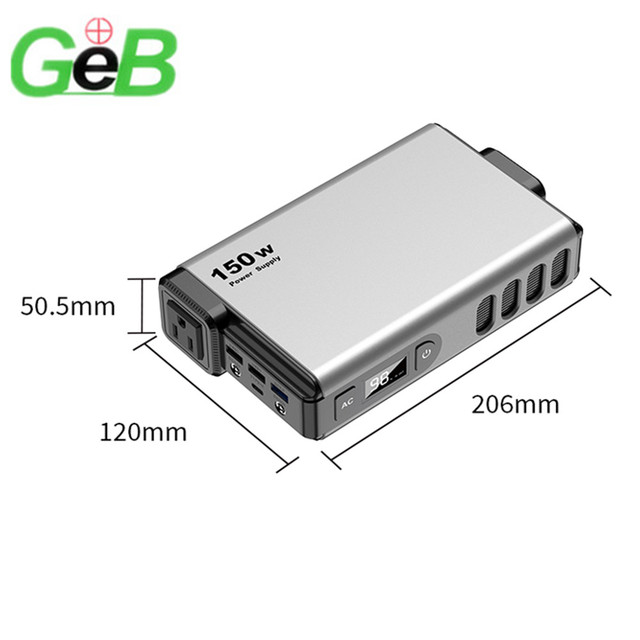 32000mAh Large Capacity Support 110V-220V Output Multiple Safety Protection Portable Station Power Bank for Camping