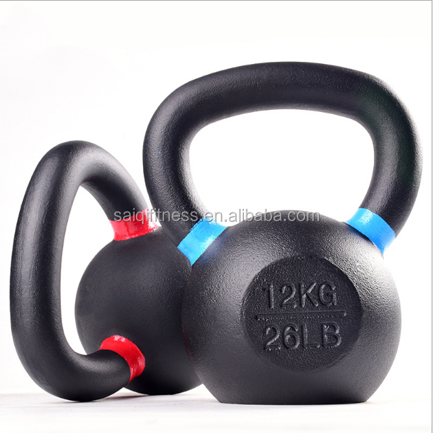 Чугунный кетлбелл с порошковым покрытием