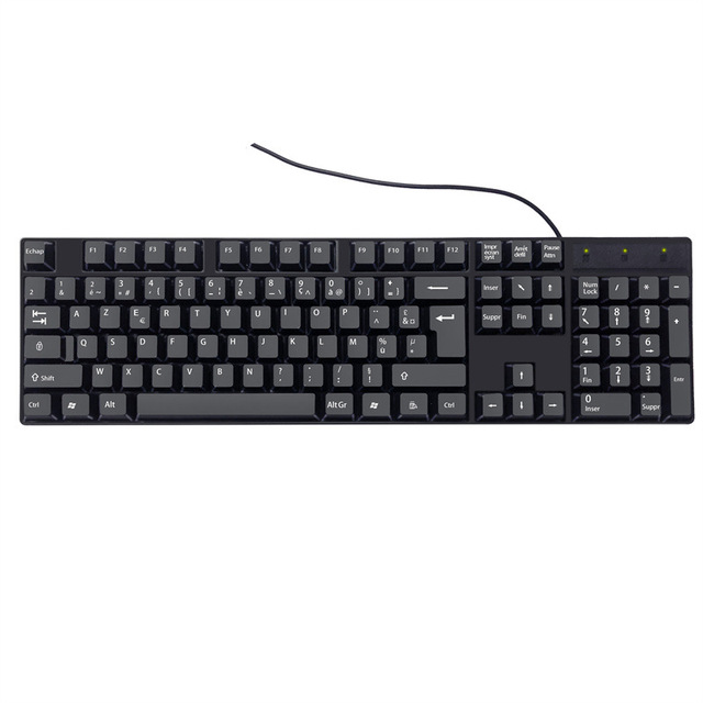 New K1800 104-Key USB Wired Keyboard Factory Direct Sale Russian Arabic Spanish French English Multi-language Keyboard