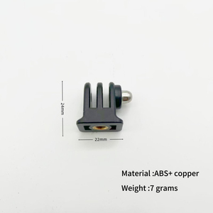 Phổ hành động phụ kiện máy ảnh 1/4 biến ba-hàm Adapter Phụ kiện đồng vít chuyển đổi đầu cho <span class=keywords><strong>GoPro</strong></span>/insta360/DJI - Product Image 1