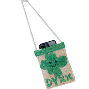 Sac bandoulière mini en filet de loofah mignon et tendance pour téléphone portable, idéal pour l'été, le printemps et l'automne - Product Image 1