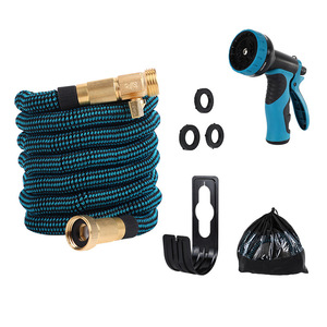 Garden <b>Magic</b> Extendable Water Hose 2.5m 5m 7.5m 10m High Pressure Car Wash Irrigation Hose Blue ABS Material - Product Image 4