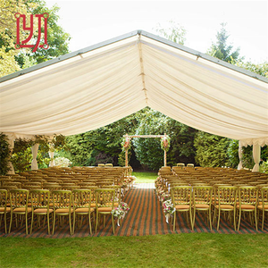 Carpa para Eventos y Bodas al Aire Libre, Transparente, de Gran Espacio, Blanca, para 300, 500 y 800 Personas - Product Image 1
