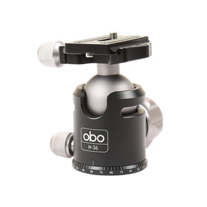 <span class=keywords><strong>Manveo</strong></span> H36 Vente en gros Aluminium 1/4 "Support d'appareil photo universel Tête de boule pour trépied Slider DSLR Camera - Product Image 1