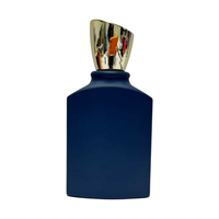 Flacon de parfum en verre givré rose et bleu, best-seller, rechargeable, pour emballage cosmétique