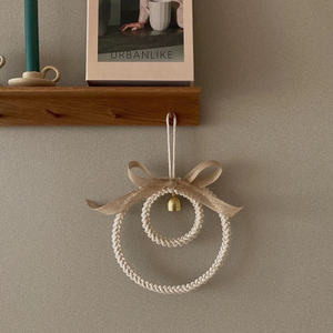 Style nordique fait à la main bricolage armure décoration de la maison mur porte cloche Vintage bébé lit cloche vent <span class=keywords><strong>carillon</strong></span> pour enfant chambre décor avec arc - Product Image 4