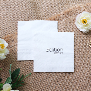 Khăn giấy dùng một lần in logo tùy chỉnh, logo thương hiệu doanh nghiệp cá nhân hóa, khăn giấy dùng cho khách sạn, nhà hàng, tiệc cưới, tiệc cocktail - Product Image 6