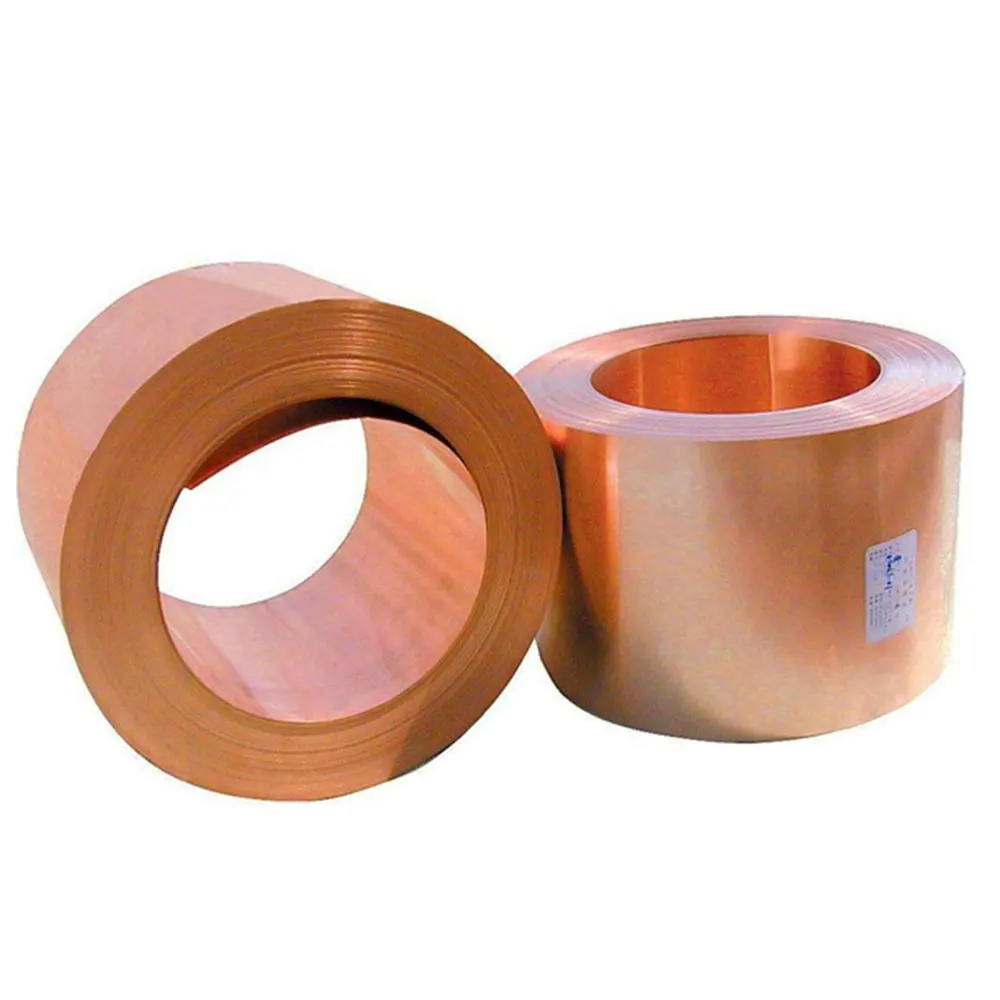 High strength wrought alloy 0.25mmx9.5mm Beryllium copper strip C17200 for spring