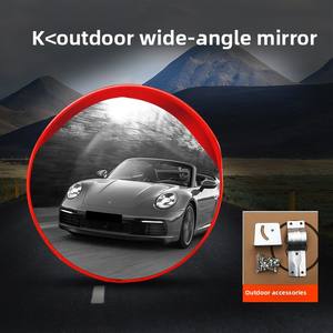 Grande specchio di traffico concavo-convesso ampio angolo riflettore convesso <span class=keywords><strong>per</strong></span> intersezione stradale angolo tornitura avanzata specchio convesso - Product Image 4