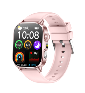 Montre connectée de luxe 2025 ET571 avec écran HD de 2,0 pouces, ECG, HRV, <span class=keywords><strong>SOS</strong></span>, appels Bluetooth, téléphone mobile intelligent, Reloj avec lampe de poche - Product Image 1