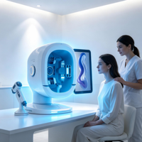 Alat Deteksi Kulit Wajah Multi-spektrum Profesional dengan Sinar UV untuk Memeriksa Pori, Kerutan, dan Pigmentasi untuk Klinik Kecantikan