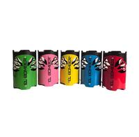 Cache-vent moderne pour chicha en fer, durable, noir et argenté, protection pour charbon, accessoires de fumée pour chicha, modèle droit