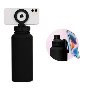 Bottiglia Shaker personalizzata in acciaio inossidabile 25 oz Tumbler con paglia e coperchio 25 Oz piccola bottiglia di acqua magnetica in acciaio inossidabile - Product Image 3