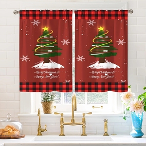 <span class=keywords><strong>Cortinas</strong></span> <span class=keywords><strong>de</strong></span> cocina <span class=keywords><strong>con</strong></span> diseño <span class=keywords><strong>de</strong></span> gnomos navideños azules, decoración <span class=keywords><strong>de</strong></span> ventanas <span class=keywords><strong>con</strong></span> árboles <span class=keywords><strong>de</strong></span> pino nevados <span class=keywords><strong>de</strong></span> invierno, decoración <span class=keywords><strong>para</strong></span> el hogar, 2 paneles personalizables - Product Image 3