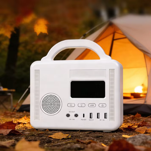 RUNCK Estación Portátil LiFePO4 de 12.8V con Inversor de Onda Pura, Carga Solar MPPT, Control Remoto y Audio Bluetooth para el Hogar - Product Image 3