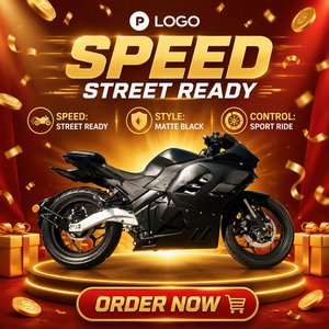 Motocicletta Elettrica Fire Tooth 72V 3000W ad Alta Potenza - Bestseller nei Mercati Transfrontalieri (Europa/America) - Pronta per la Pista <span class=keywords><strong>90</strong></span> - Product Image 1