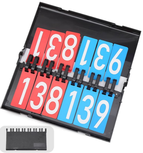 Tabellone Segnapunti da Tavolo a 6 Cifre per Basket, Pallavolo, Tennis e Allenamento Sportivo con Carte Scorrevoli - Product Image 5