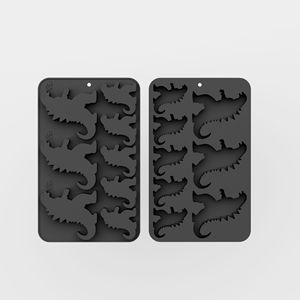 Moule en silicone créatif pour mini-gâteaux en forme de petits monstres à 8 cavités, bac à glaçons, moule à chocolat en forme d'animaux de dessin animé, compatible <span class=keywords><strong>four</strong></span> - Product Image 6