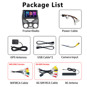 Autoradio con Schermo IPS, 8-Core, 4G Android, Navigazione GPS, CarPlay Wireless, Schermo Divisibile per Fiat <span class=keywords><strong>Siena</strong></span>/<span class=keywords><strong>Palio</strong></span> 1996-2004 - Product Image 2