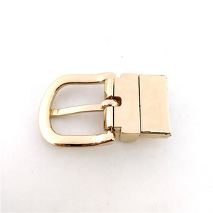 Hebilla de cinturón formal de aleación con cierre de metal chapado para hombres y mujeres - Product Image 1