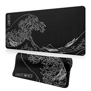 Vague noire personnalisée <span class=keywords><strong>de</strong></span> Kanagawa surface ultra lisse XXL grand <span class=keywords><strong>tapis</strong></span> <span class=keywords><strong>de</strong></span> <span class=keywords><strong>souris</strong></span> <span class=keywords><strong>de</strong></span> bureau <span class=keywords><strong>de</strong></span> jeu étendu <span class=keywords><strong>tapis</strong></span> <span class=keywords><strong>de</strong></span> <span class=keywords><strong>souris</strong></span> avec bords cousus - Product Image 1