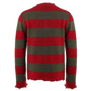 Pull de cosplay <span class=keywords><strong>Freddy</strong></span> Krueger à rayures rouges et vertes, sur mesure pour Halloween - Product Image 4