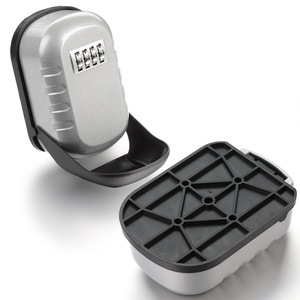 Caja de almacenamiento segura para llaves de casa de repuesto, caja de cerrojo de combinación de 4 dígitos, resistente al agua, montado en la pared - Product Image 6