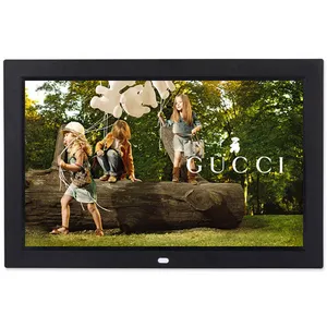 Wall Hanging 13.3 inch FHD 1080P IPS Display Digital Advertising Player 13 inch Widescreen 1080P Advertising Player with USB SD