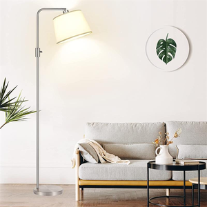 Lámpara Táctil LED, Lámpara de Noche, Lámpara de Pie para Dormitorio, Lámpara de Mesa de Noche Sencilla, Vertical, con Base Alta - Product Image 1