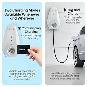 Nouvelle borne de recharge murale BYD 7 kW CA pour véhicules électriques, 220 V 32 A, norme GB/T, chargeur domestique avec fonction de paiement par carte pour la rétrofit/la mise à niveau - Product Image 5