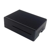 Casing pendingin pasif aluminium tugas berat kualitas tinggi untuk kotak casing komputer Raspberry Pi 5