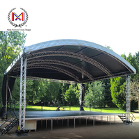 Estructura de Iluminación Portátil Plegable de Aleación de Aluminio, Tipo Truss Circular y Cuadrado, para Escenarios de Conciertos al Aire Libre